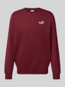 Sweatshirt met labelstitching