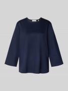 Shirt met 3/4-mouwen en ronde hals