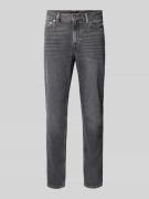 Straight fit jeans van puur katoen