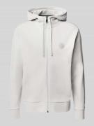 Regular fit sweatjack van katoenmix