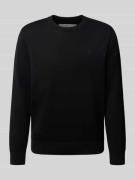 Regular fit gebreide pullover van puur katoen, model 'LOUKAA'