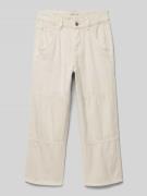 Stoffen broek met 5-pocketmodel