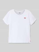 T-shirt met labelpatch