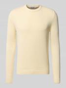 Gebreide pullover met ronde hals