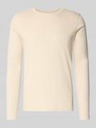 Lang shirt met ronde hals