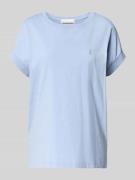 Regular fit T-shirt van puur katoen, model 'DAARA'