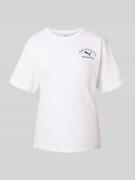 T-shirt met labelstitching