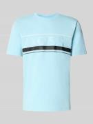 Regular fit T-shirt van puur katoen, model 'ICONIC ZONE'