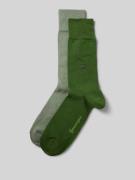 Sokken met labeldetails in een set van 2 paar