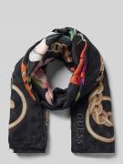 Sjaal met labelprint, model 'KEFIAH'