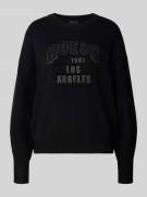 Gebreide pullover met siersteentjes, model 'LEIGHTON'