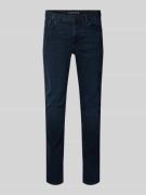 Slim fit jeans van katoenmix