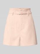 Korte broek met stoffen riem, model 'manu'
