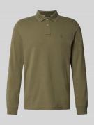 Regular fit poloshirt met labelstitching