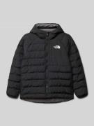 Relaxed fit gewatteerd jack met logoprint, model 'PERRITO'