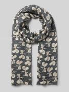 Sjaal van viscose in all-over look