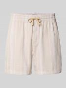 Regular fit korte broek van puur katoen