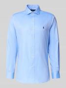 Slim fit zakelijk overhemd met kentkraag