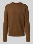 Regular fit gebreide pullover van puur katoen, model 'SIMO'