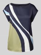 Comfort fit blousetop van katoenmix