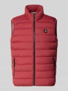 Regular fit bodywarmer van waterafstotend materiaal