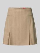 Minirok met krijtstreepmotief, model 'RAMOLA'
