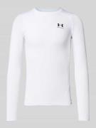 Shirt met lange mouwen, ronde hals en logo