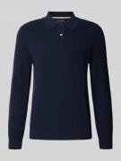 Slim fit poloshirt met knoopsluiting