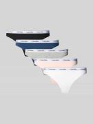 String met logostitching in een set van 5 stuks, model 'Modern'