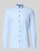 Slim fit zakelijk overhemd met knoopsluiting
