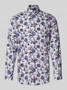 Modern fit zakelijk overhemd met kentkraag