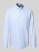 Slim fit zakelijk overhemd met knoopsluiting