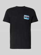 Regular fit T-shirt van puur katoen