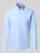 Slim fit zakelijk overhemd van katoenmix