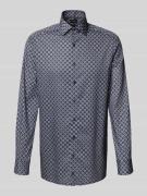 Regular fit zakelijk overhemd van puur katoen