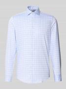 Slim fit zakelijk overhemd met kentkraag