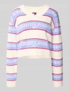 Regular fit gebreide pullover van zuiver katoen