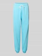 Regular fit sweatpants met tunnelkoord, model 'Knit'