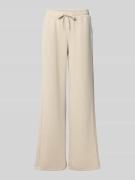 Wide leg sweatpants met elastische band, model 'SCUBA'