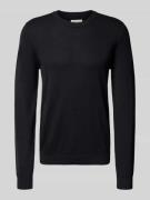 Gebreide pullover met ronde hals, model 'OSVALD'