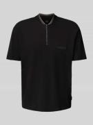 Poloshirt met korte ritssluiting
