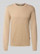 Gebreide pullover met ronde hals, model 'OSVALD'