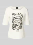 Regular fit T-shirt van puur katoen