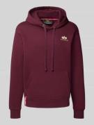 Hoodie met logo en kangoeroezak