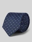 Zijden stropdas met structuurmotief