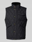 Gilet met opstaande kraag