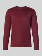 Shirt met lange mouwen en ribboorden