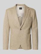 2-knoops colbert met linnen