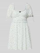 Mini-jurk met structuurmotief, model 'Indra'