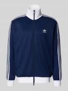 Trainingsjack met opstaande kraag en tweewegsritssluiting